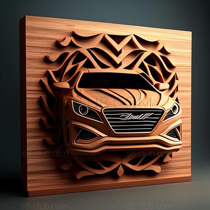 3D модель Hyundai Sonata (STL)